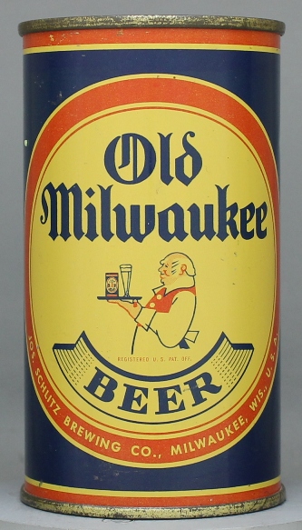 Old Milwaukee Beer Flat Top Can