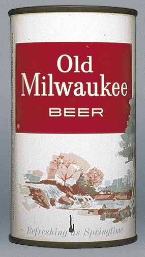 Old Milwaukee Beer Flat Top Can