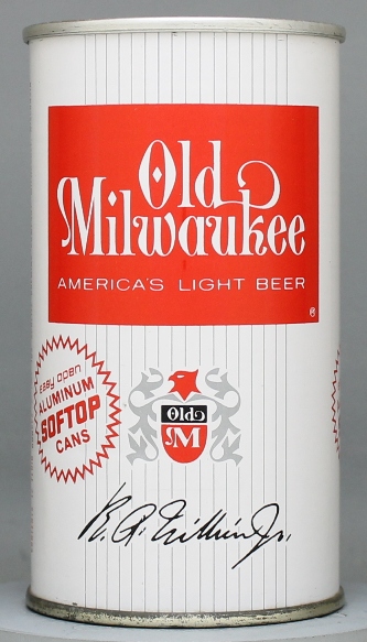 Old Milwaukee America's Light Beer Flat Top Can