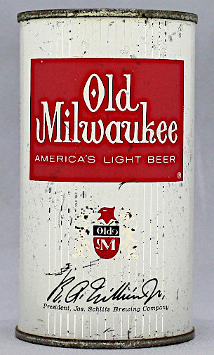 Old Milwaukee America's Light Beer Flat Top Can
