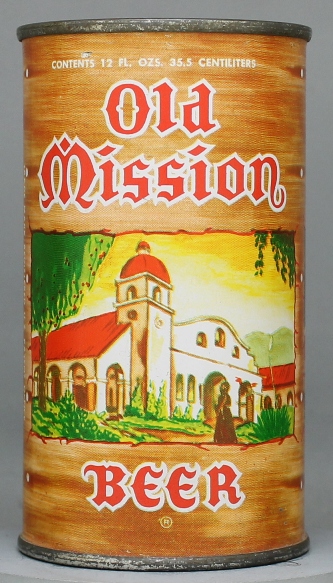 Old Mission Beer Flat Top Can