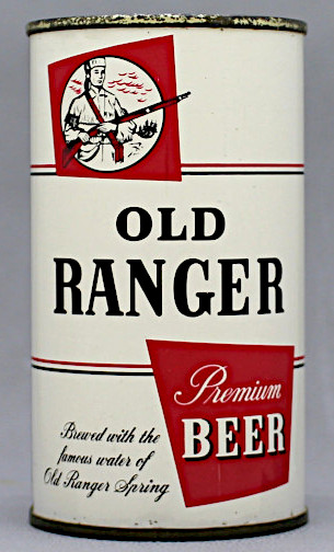 Old Ranger Beer Flat Top Can