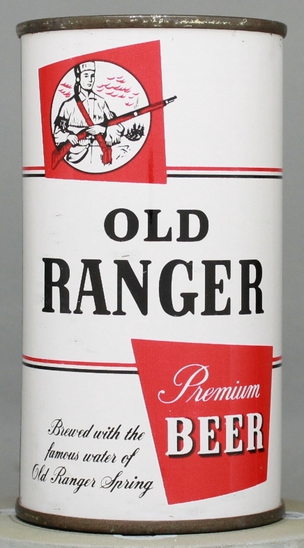 Old Ranger Premium Beer Flat Top Can