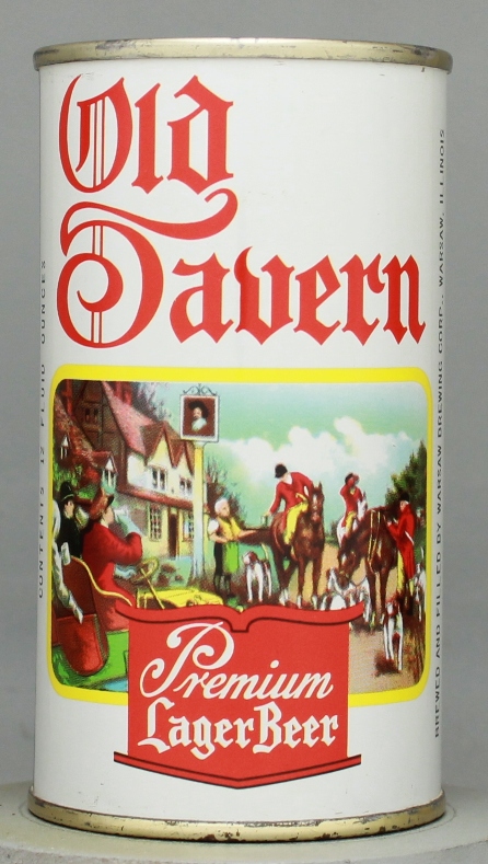 Old Tavern Premium Lager Beer Flat Top Can