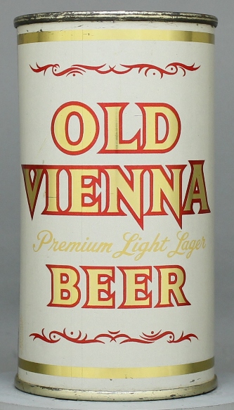 Old Vienna Premium Light Beer Flat Top Can