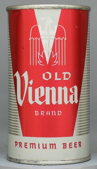 Old Vienna Brand Premium Beer Flat Top Can