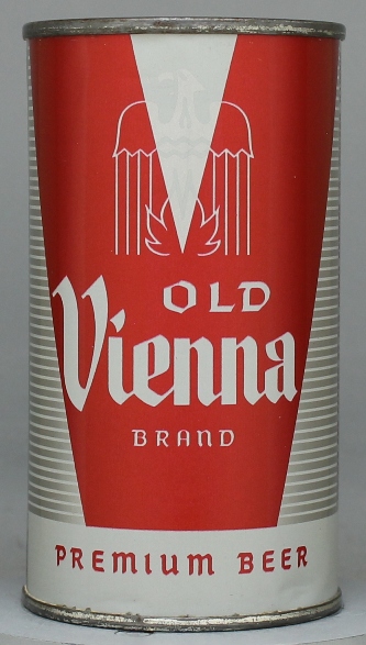 Old Vienna Brand Premium Beer Flat Top Can