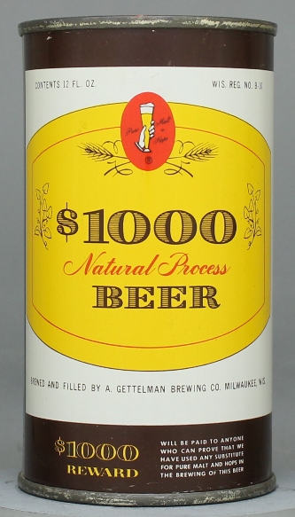 One Thousand Natural Process Beer Flat Top Can
