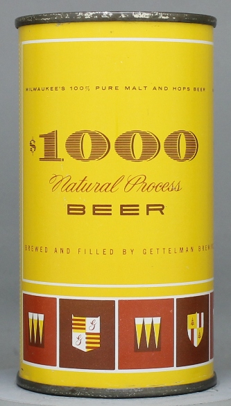 One Thousand Natural Process Beer Flat Top Can