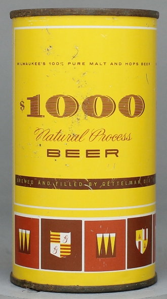One Thousand Natural Process Beer Flat Top Can