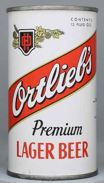 Ortlieb's Premium Lager Beer Flat Top Can