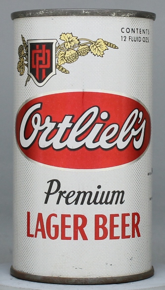 Ortlieb's Premium Lager Beer Flat Top Can