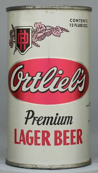 Ortlieb's Premium Lager Beer Flat Top Can