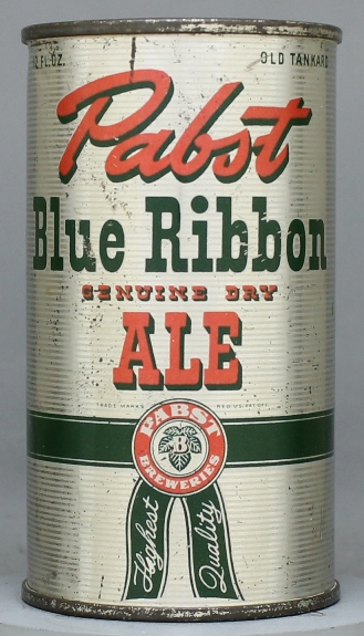 Pabst Blue Ribbon Ale Flat Top Can