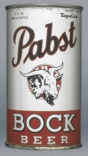 Pabst Blue Ribbon Bock Flat Top Can