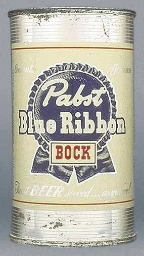 Pabst Blue Ribbon Bock Flat Top Can