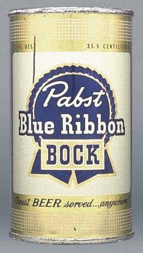 Pabst Blue Ribbon Bock Flat Top Can