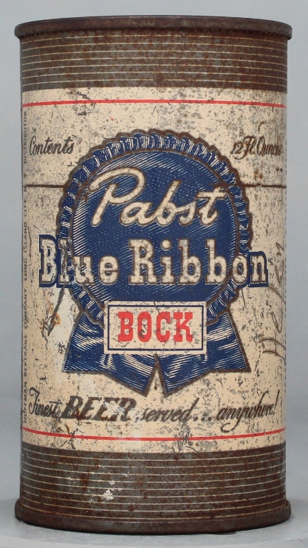 Pabst Blue Ribbon Bock Flat Top Can