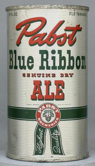 Pabst Blue Ribbon Ale Flat Top Can