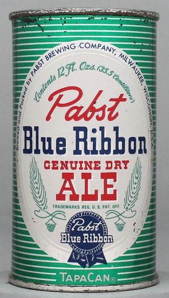Pabst Blue Ribbon Ale Flat Top Can