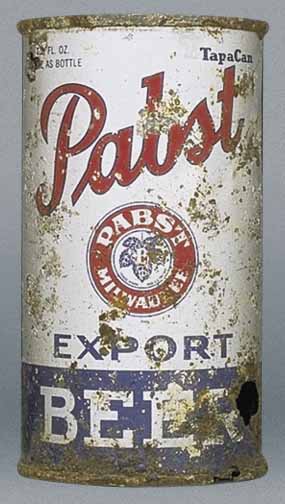 Pabst Export Beer Flat Top Can
