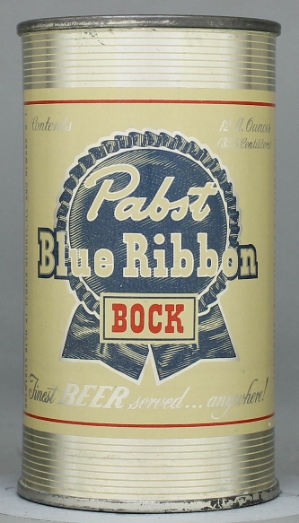 Pabst Blue Ribbon Bock Flat Top Can