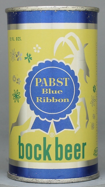 Pabst Blue Ribbon Bock Flat Top Can