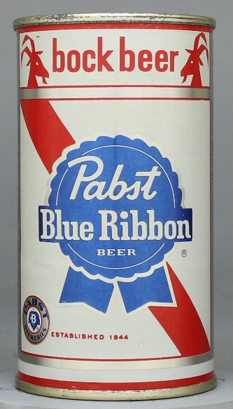 Pabst Blue Ribbon Bock Flat Top Can