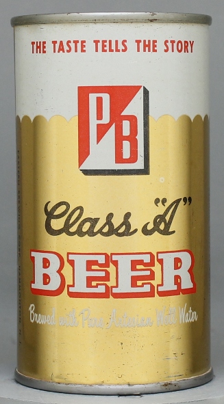 Pb Class "a" Beer Flat Top Can