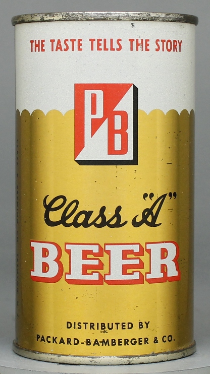 Pb Class "a" Beer Flat Top Can