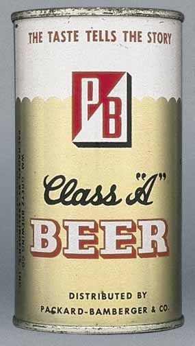 Pb Class A Beer Flat Top Can