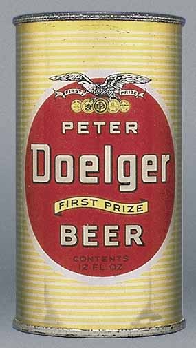 Peter Doelger First Prize Beer Flat Top Can