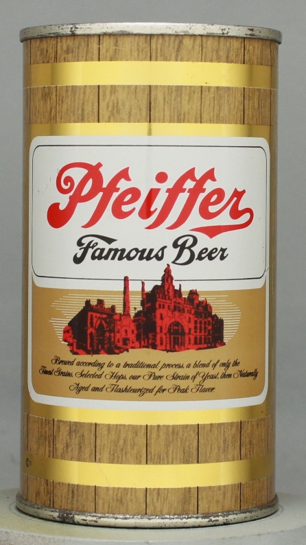 Pfeiffer Famous Beer Flat Top Can