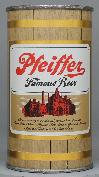 Pfeiffer Beer Flat Top Can