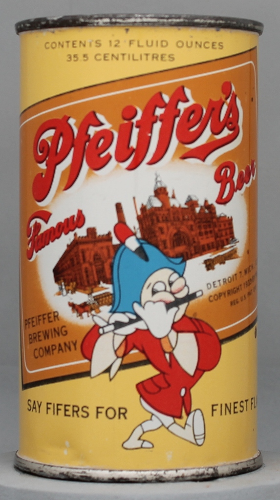 Pfeiffer's Famous Beer Flat Top Can