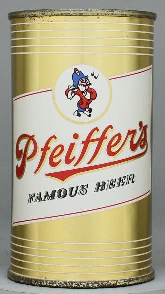Pfeiffer Famous Beer Flat Top Can