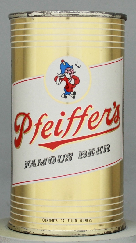 Pfeiffer Famous Beer Flat Top Can