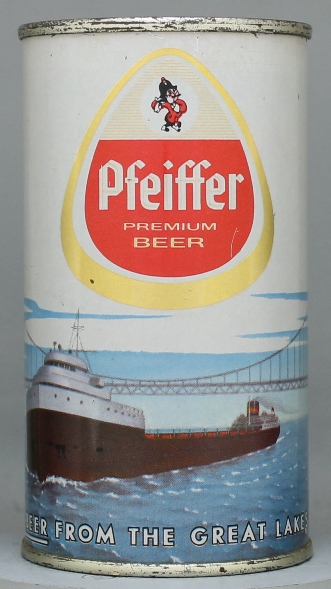 Pfeiffer Premium Beer Flat Top Can