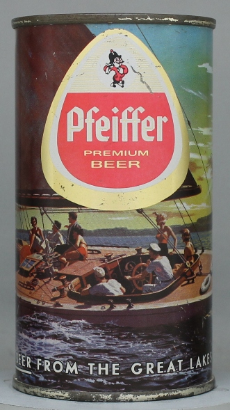 Pfeiffer Premium Beer Flat Top Can