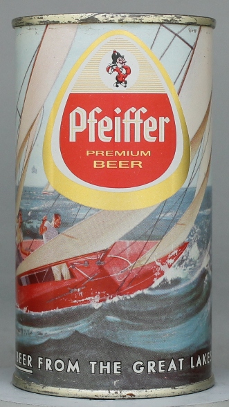 Pfeiffer Premium Beer Flat Top Can
