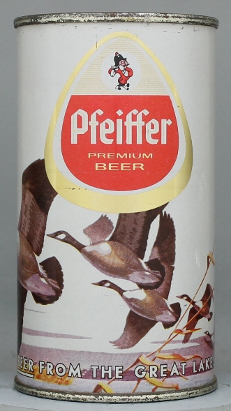 Pfeiffer Premium Beer Flat Top Can