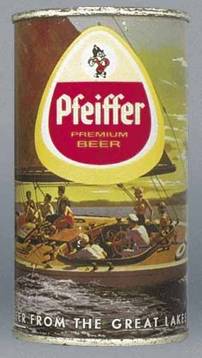 Pfeiffer Premium Beer Flat Top Can