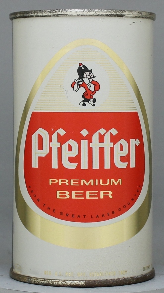 Pfeiffer Premium Beer Flat Top Can