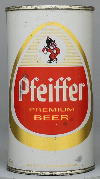 Pfeiffer Premium Beer Flat Top Can