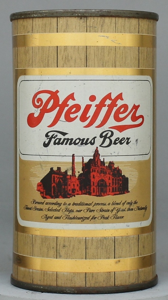 Pfeiffer Famous Beer Flat Top Can