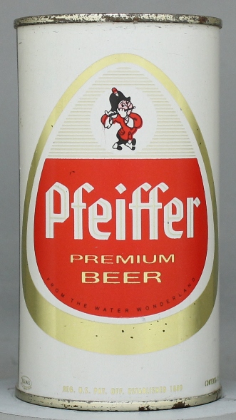Pfeiffer Premium Beer Flat Top Can
