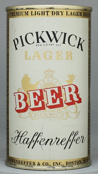Pickwick Lager Beer Flat Top Can