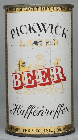 Pickwick Lager Beer Flat Top Can