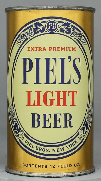 Piel's Light Beer Flat Top Can