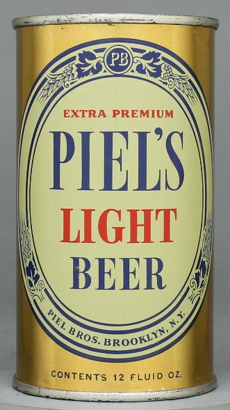 Piel's Light Beer Flat Top Can